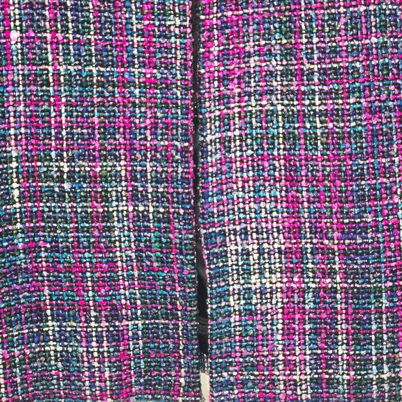 Doncaster Women's Multicolor Silk Blend Tweed Blazer. Size 4. - Picture 3 of 8